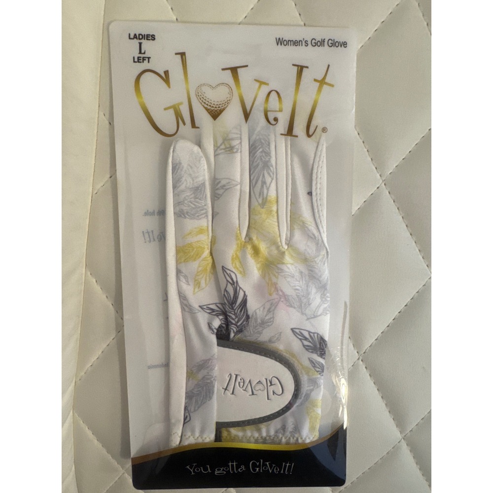 Glove It Golf Glove Citrus Slate Floral Print‎ Ladies Left Hand Large